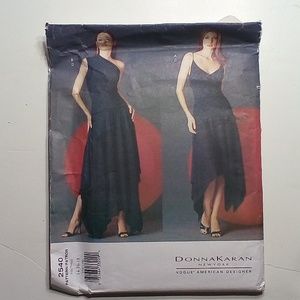 Vtg Vogue DKNY sewing pattern 2540 Sz 14-16-18
